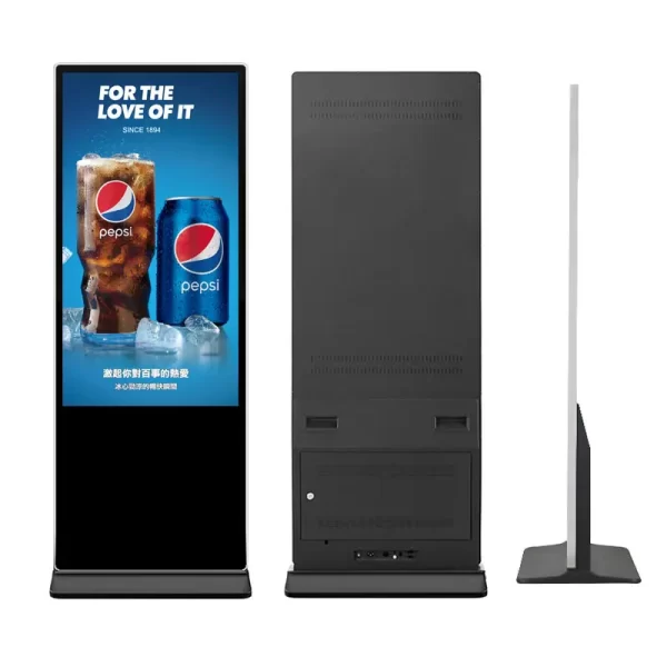 Freestanding Digital Display Screen for Advertising